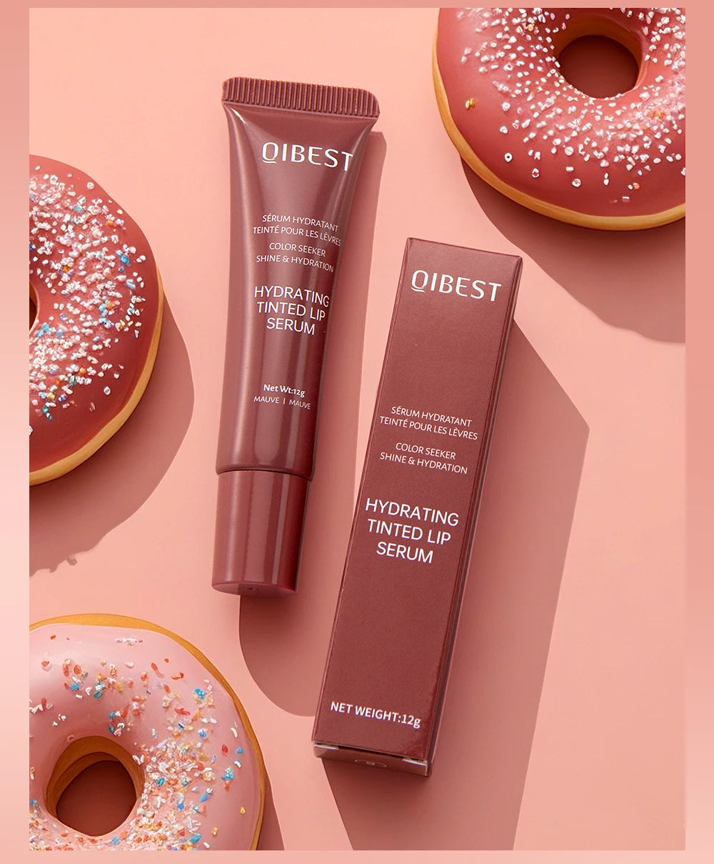 Nude Brown Plumping Lip Gloss – Moisturizing & Tinted, 12g