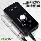 45000RPM Professional Electric Nail Drill Machine Rechargeable Nail Drill for Gel Nail Polish Portable Nail File Manicure Tool