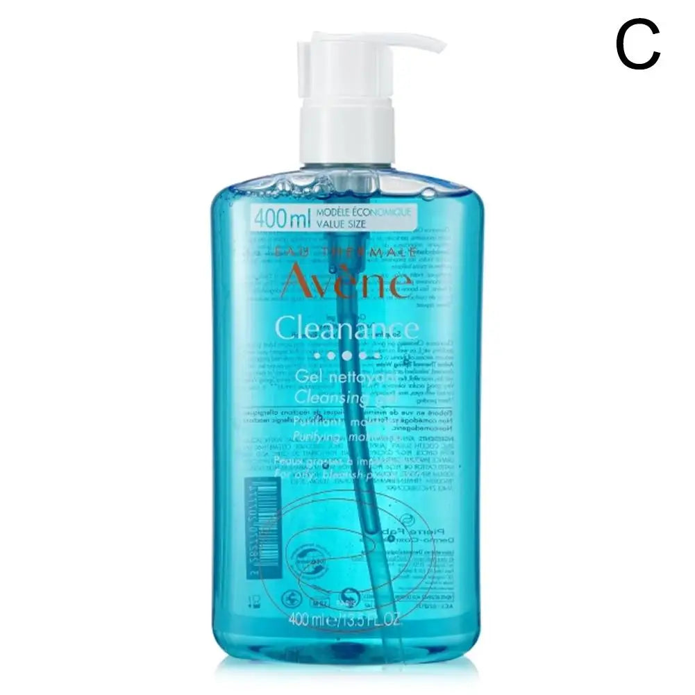Avene Facial Cleanser & Moisturizing Gel – Deep Cleansing, Whitening, with Cold Cream & SPF 50+ Sunscreen