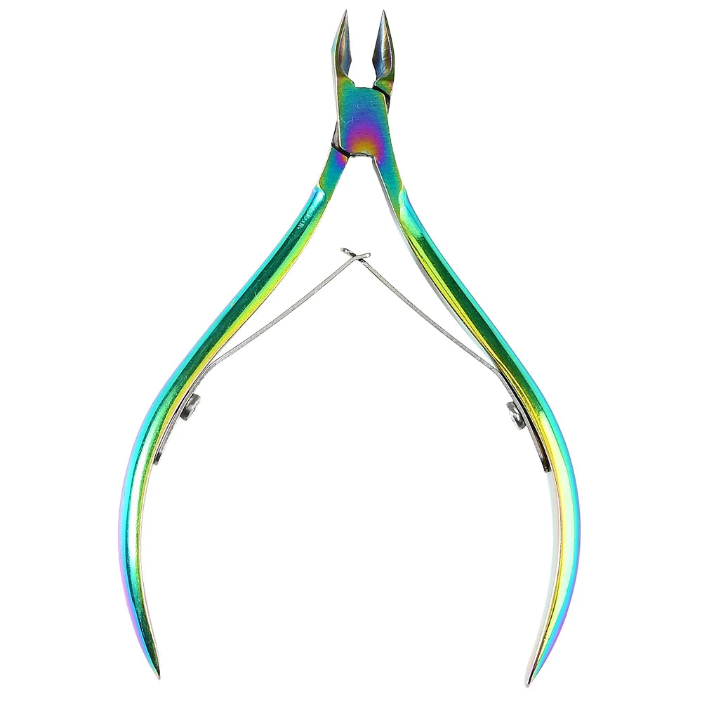 1pc Professional Cuticle Cutter – Nail Nippers, Scissors, Pusher & Dead Skin Remover Tool for Manicure & Pedicure