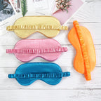 Imitated Silk Sleep Eye Mask – Shading Eyepatch for Travel, Relaxation & Eye Care