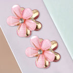 Super Fairy Floral Hair Clips – 12PCS Mini Rose & Tulip Metal Hair Accessories for Women & Girls