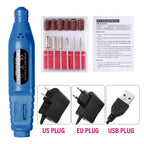 Electric Nail Drill Machine – Professional Manicure Milling Cutter & Nail Art Drill Pen for Salon Use