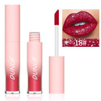 Diamond Glitter Liquid Lip Gloss – Long-Lasting, Waterproof, Non-Stick, Metallic Shine