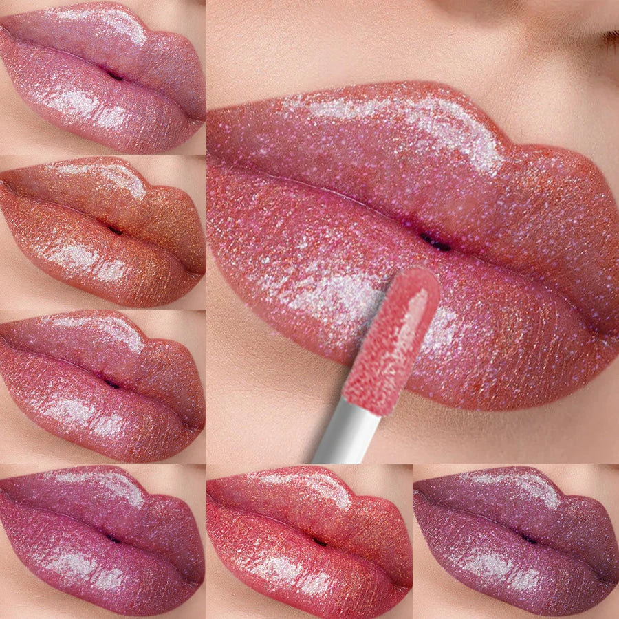 Shimmer Lip Gloss – Moisturizing, Long-Lasting, Plumping Effect