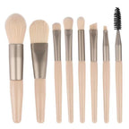 Morandi 8-Piece Makeup Brush Set – Face & Eye Essentials