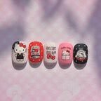 Sanrio Hello Kitty Nail Stickers – Kawaii Rainbow Cartoon Decals