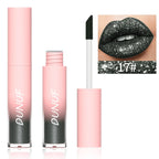 Diamond Glitter Liquid Lip Gloss – Long-Lasting, Waterproof, Non-Stick, Metallic Shine