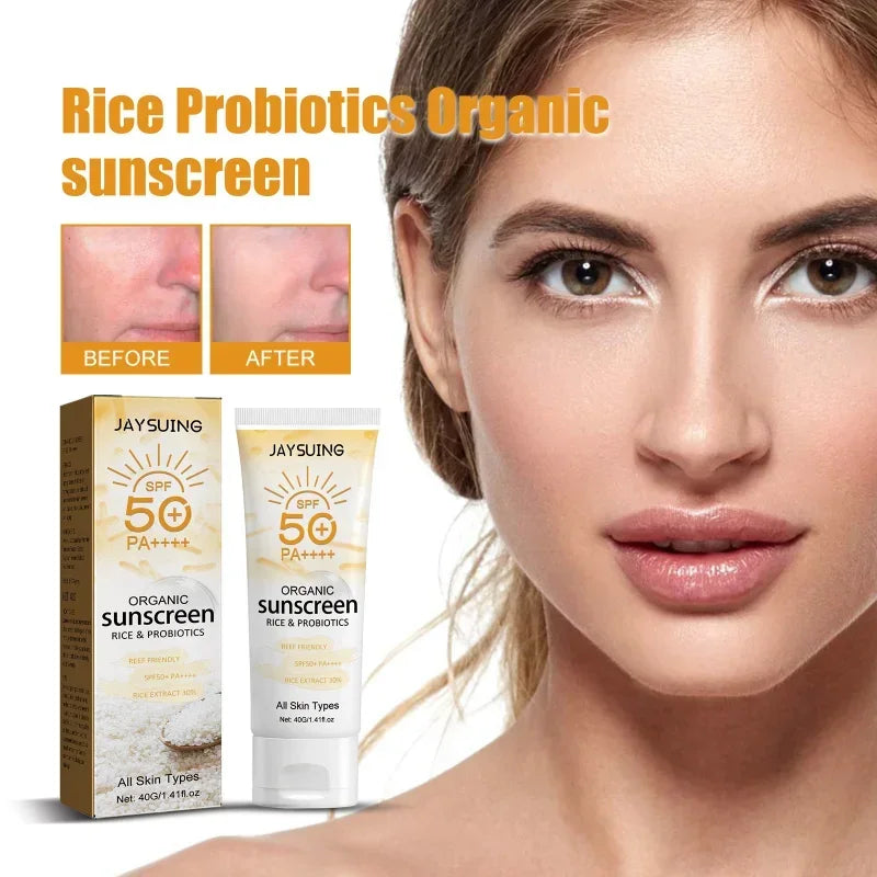 Organic Summer Sunscreen SPF 50 – Face & Body UV Protection Sunblock