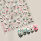 5D Anime Nail Stickers – Hello Kitty, Kuromi & Cinnamoroll