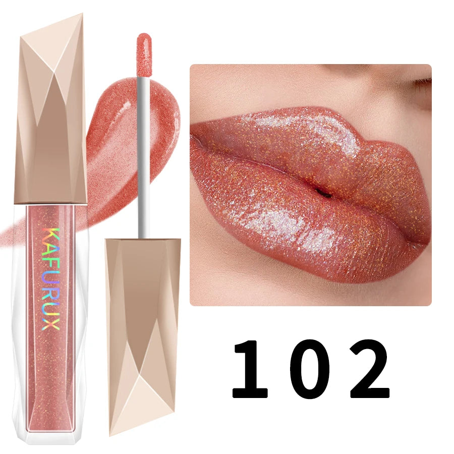 Shimmer Lip Gloss – Moisturizing, Long-Lasting, Plumping Effect
