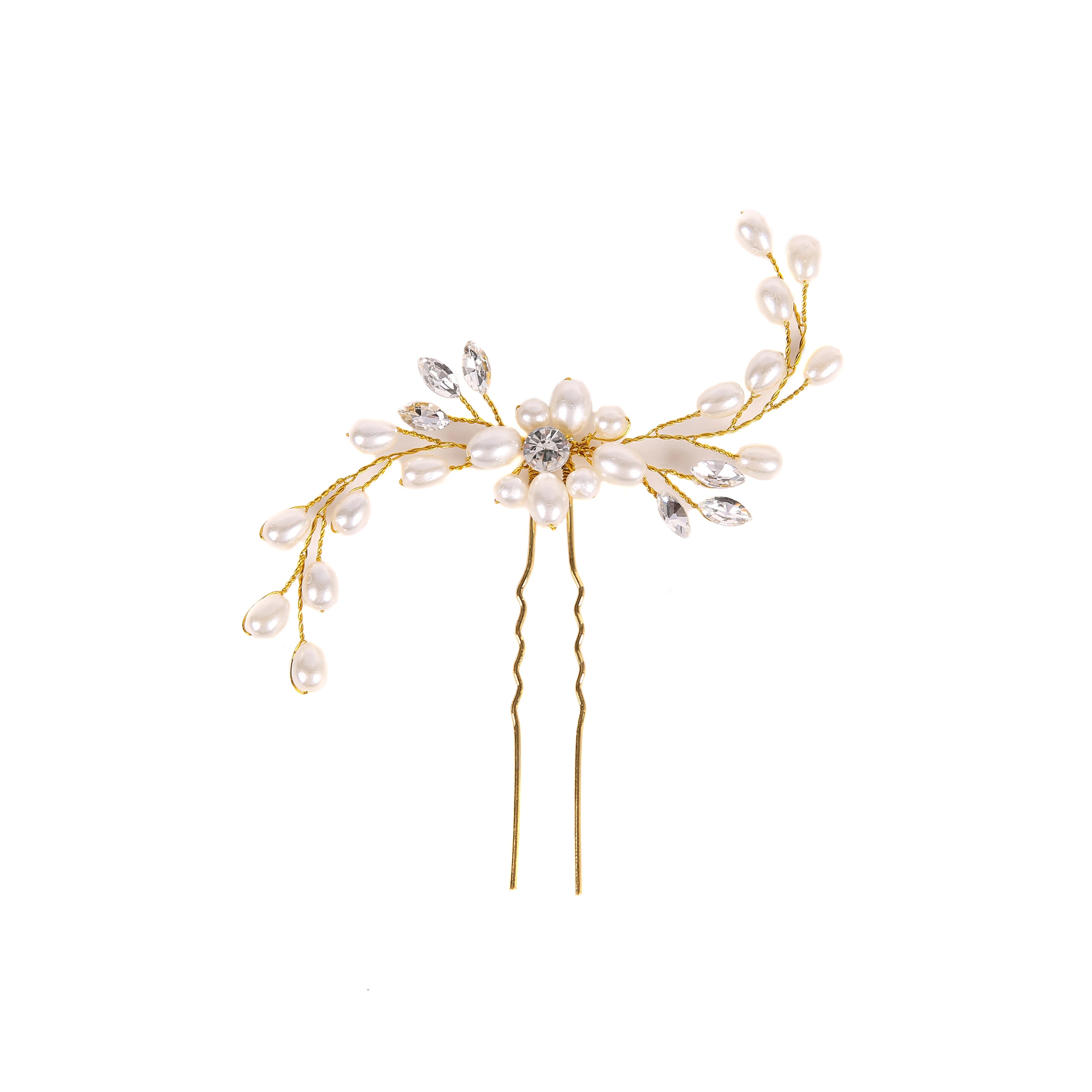 Elegant Bridal Rhinestone Hair Comb – Wedding Hair Clip & Tiara Barrette for Brides
