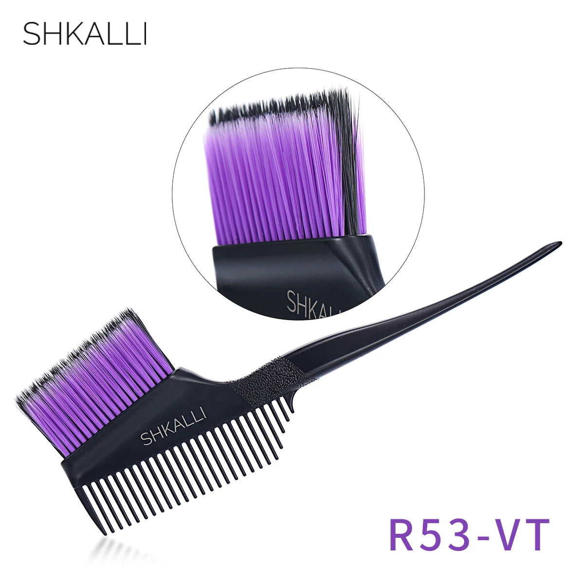 Professional Hair Color Comb & Brush – Ergonomic Hybrid Design for Bleaching, Highlights & Salon or Home Use