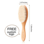 Deep Pore Face Cleansing Brush – Professional Fiber Exfoliating Brush with Wooden Handle