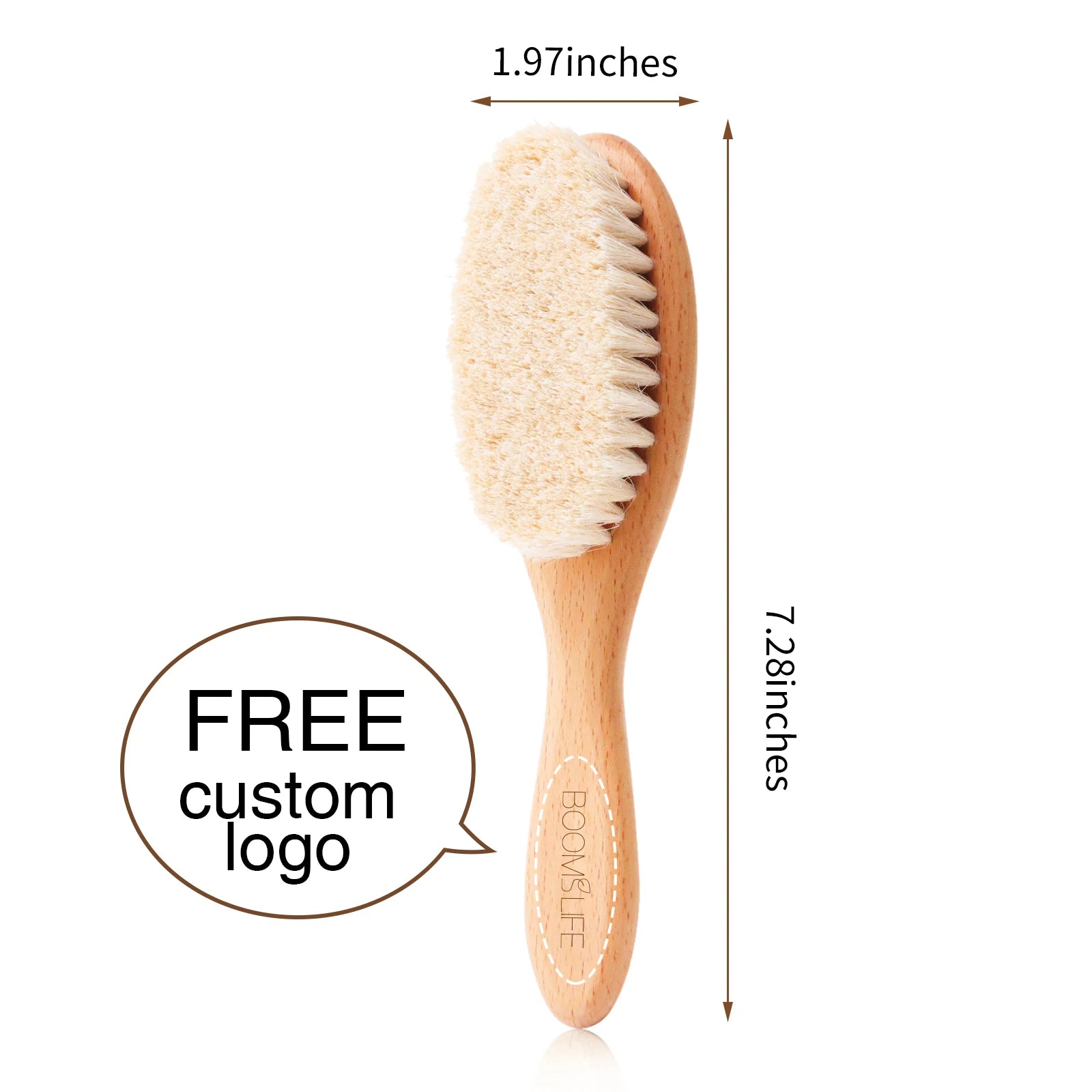 Deep Pore Face Cleansing Brush – Professional Fiber Exfoliating Brush with Wooden Handle