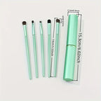 5-Piece Soft Eye & Blush Makeup Brush Set