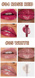 Pearl Mirror Liquid Lip Gloss – Glitter Shine, Moisturizing & Plumping Color
