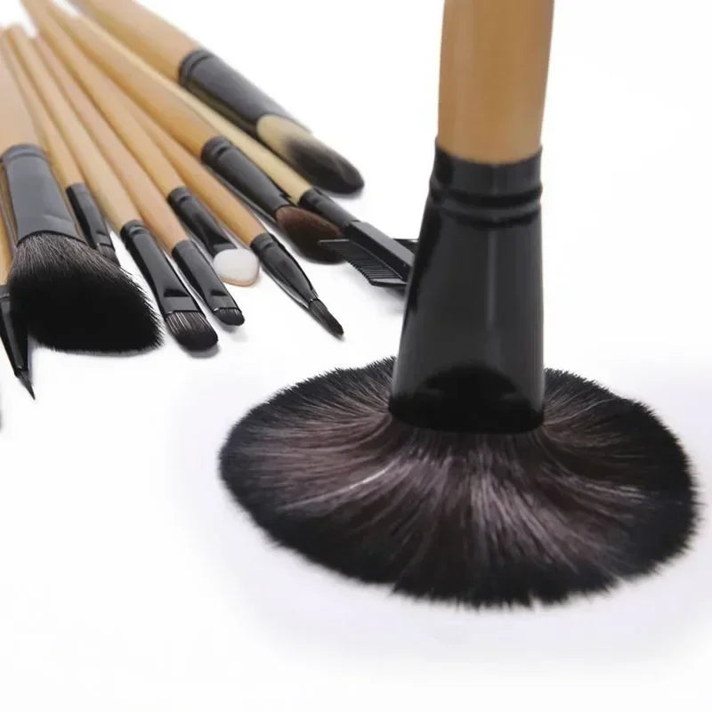 24-Piece Luxe Makeup Brush Set: Precision for Perfect Beauty