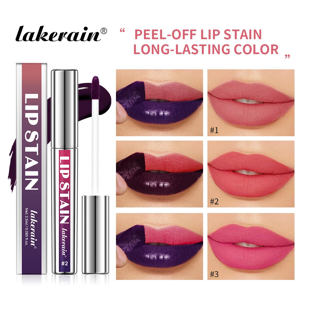 Peel-Off Matte Lip Stain – Long-Lasting & Water-Resistant