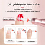 Cordless Electric Nail Drill – Portable E-File Nail Machine for Acrylic & Gel Nails with Professional Nail Drill Bits Kit