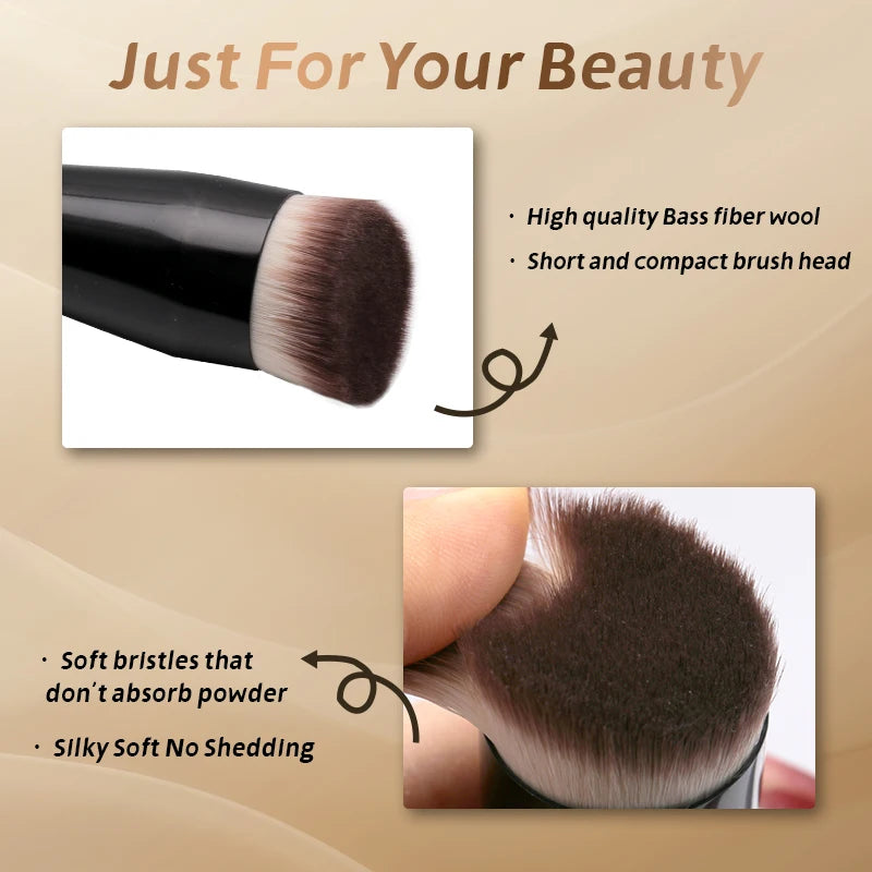 1PCS Makeup Brush – Foundation, Concealer, Powder, Blush & Contour with Box