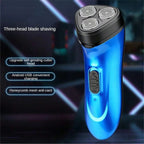 3D Floating Electric Shaver – Rechargeable Triple Blade Razor with USB Charging, Waterproof Beard Trimmer for Travel & Full-Body Use