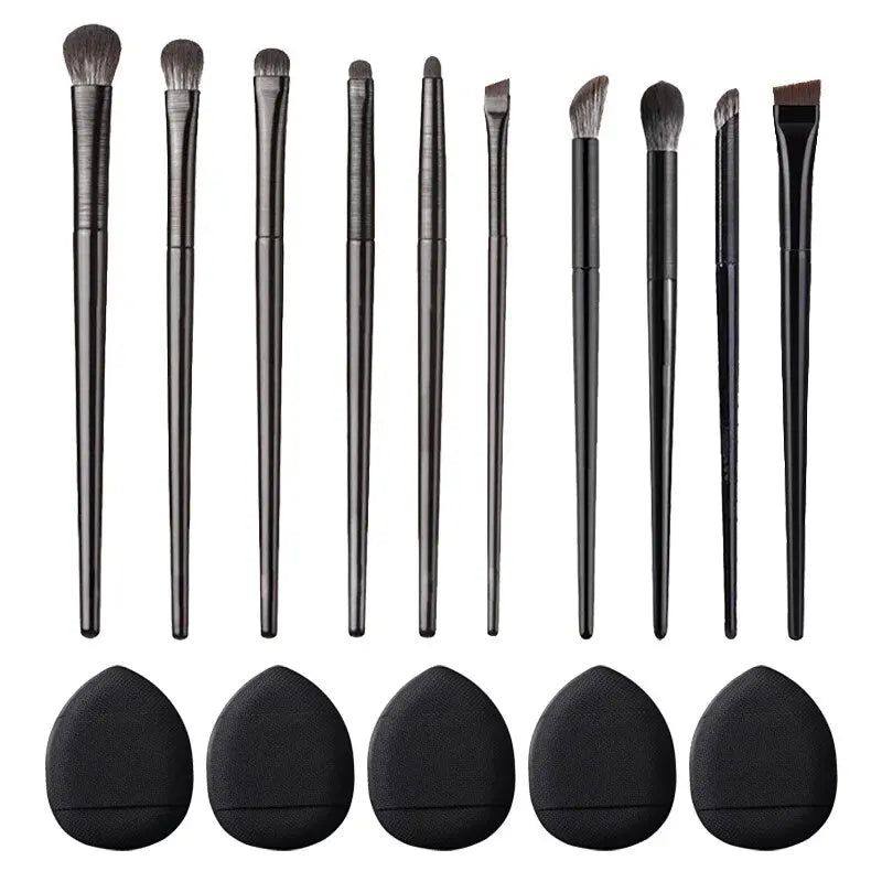 10-Piece Soft Bristle Eye Brush Set – Precision Eyeshadow & Detail Brushes