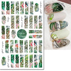3D Y2K Hibiscus Floral Nail Stickers