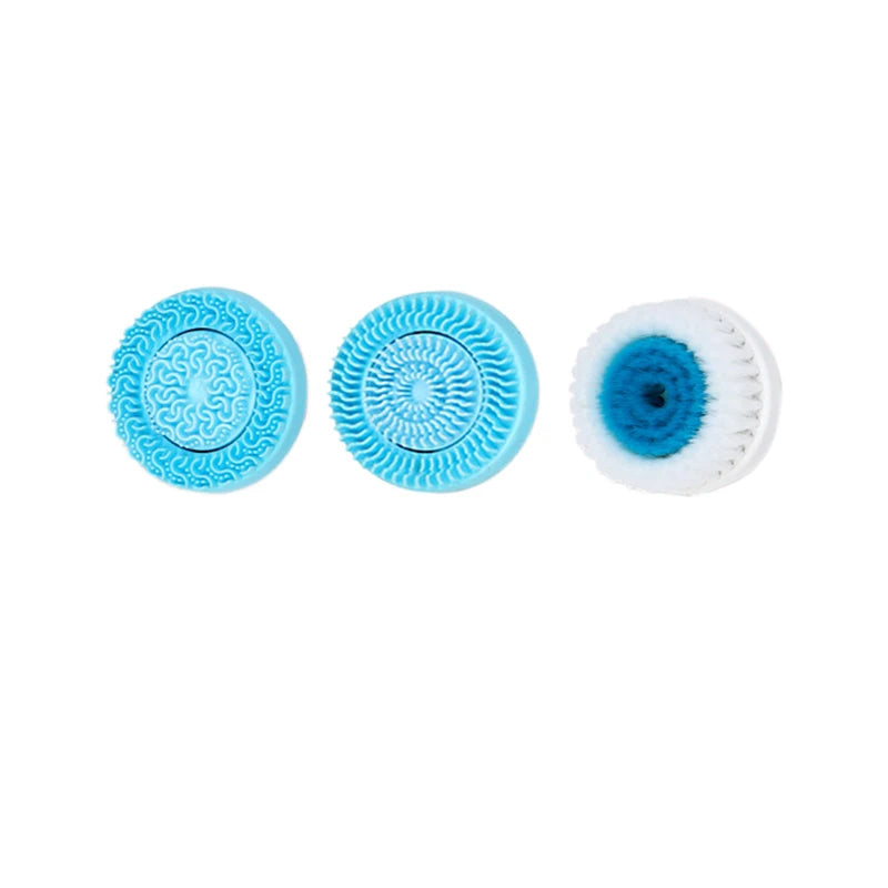 3-in-1 Ultrasonic Electric Facial Cleansing Brush – Sonic Rotating Massager & Galvanic Blackhead Remover Tool