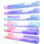 Wall-Mounted Acrylic Display Rack – 2/4pcs for Nail Polish or Vinyl Records