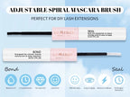 DIY Lash Extension Kit – 280 Clusters with Bond, Seal, Remover & Tweezers (40/50 Pack)