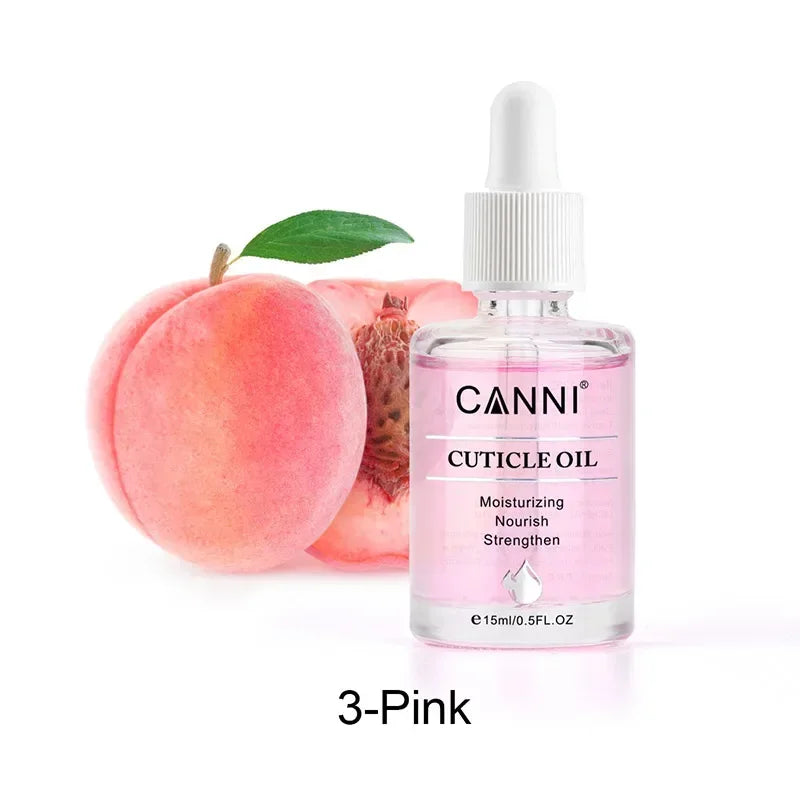15ml Cuticle Oil Softener – 6 Flavors Natural Nail Nourish & Moisturize Care for Manicure