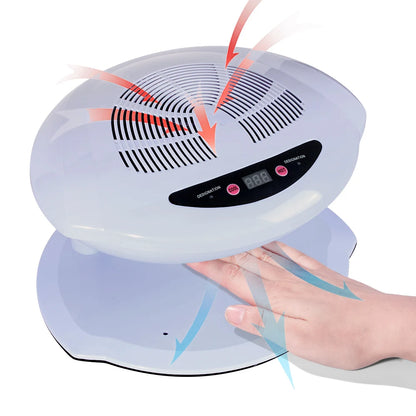 400W Nail Fan Dryer with Intelligent Automatic Sensor – Nail Polish Blow Dryer for Regular Polish