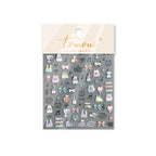 1 Sheet Cute Animal Nail Stickers – Dog, Cat, Bear & Rabbit Decals