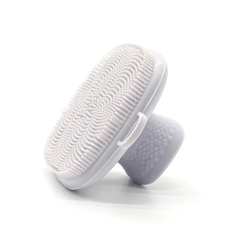 Silicone Face Cleansing Brush Pad – Exfoliating Blackhead Remover & Deep Facial Cleaner, Baby Bath Massager Tool