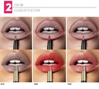 Pudaier 16-Color Double-Ended Lipstick & Lip Pencil | Waterproof, Long-Lasting, Half-Matte