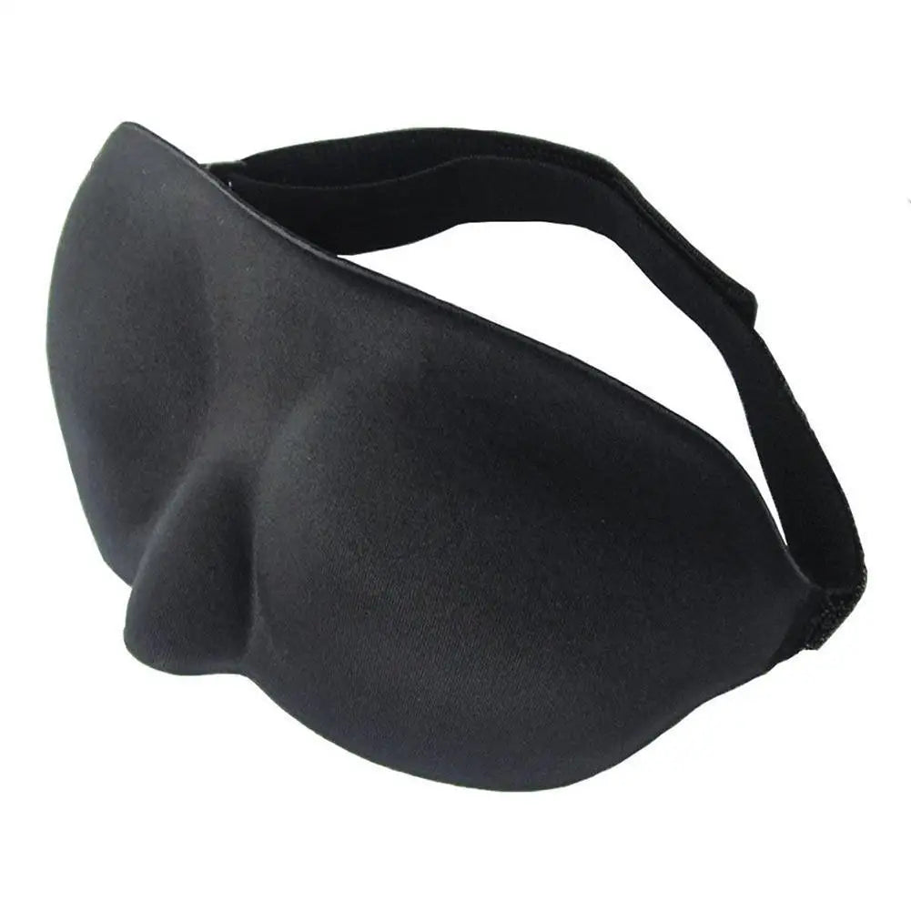 3D Sleep Mask – Soft Portable Eyeshade Eye Patch for Sleeping, Light Blocking Blindfold for Travel & Lazy Eye