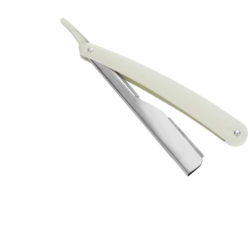 Men’s Straight Edge Razor Set with 10 Blades – Folding Shaving Knife