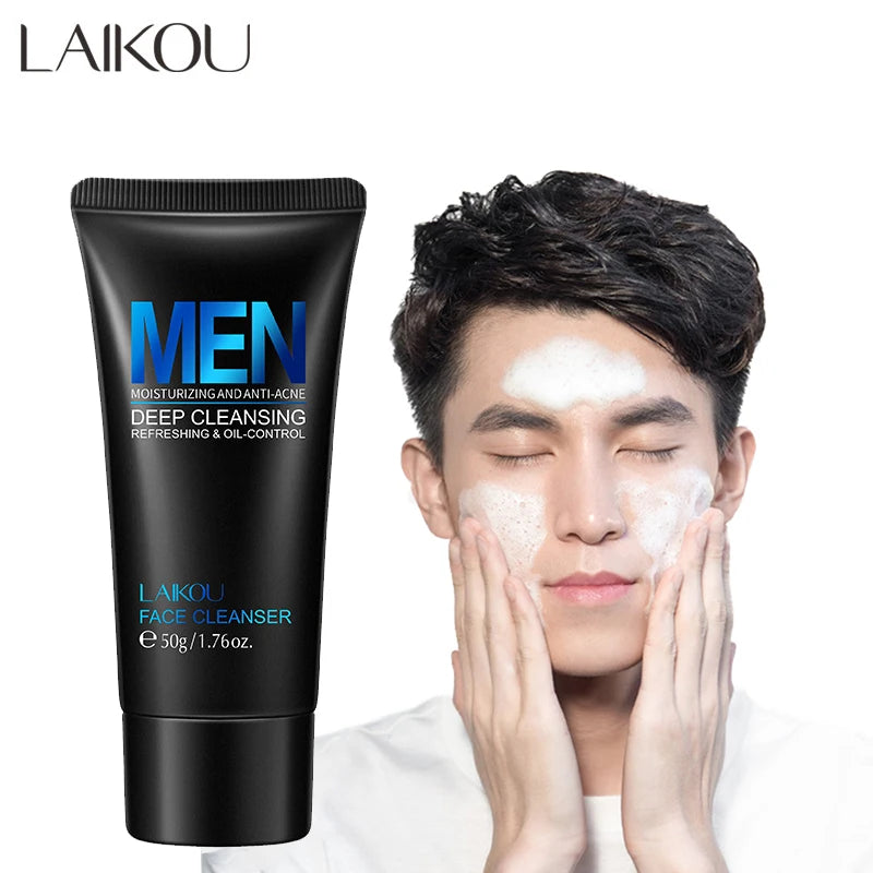 Men’s Deep Cleanse Face Wash – Oil Control & Moisturizing Cleanser 50g