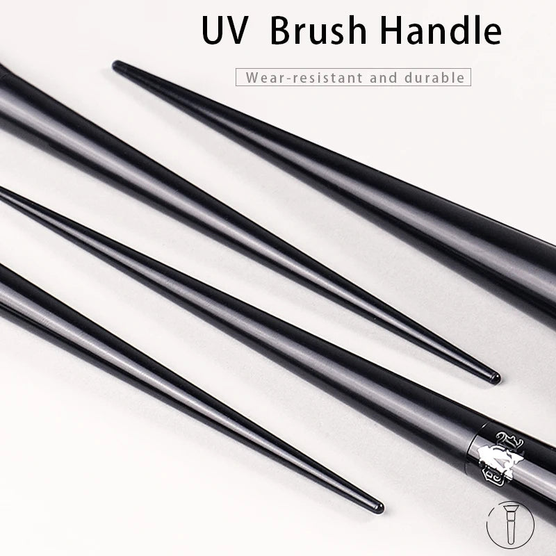 KVD 25 Blush Brush – Soft Fiber, Elegant Black Handle, Professional Makeup Brush
