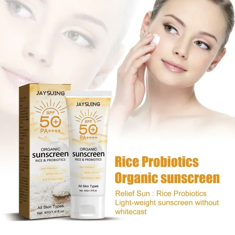 Organic Summer Sunscreen SPF 50 – Face & Body UV Protection Sunblock