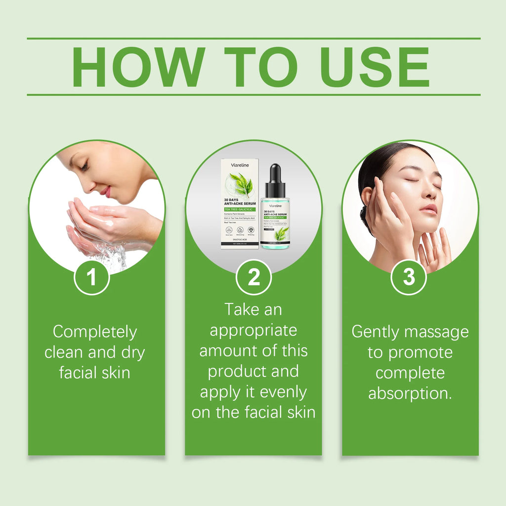 Salicylic Acid Face Care Set – Cleanser, Toner, Serum & Anti-Acne Cream