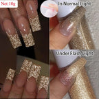 10g Gradient Pearl Nail Powder – Metallic Aurora Effect Glitter Dust for UV Gel Nail Art Decorations