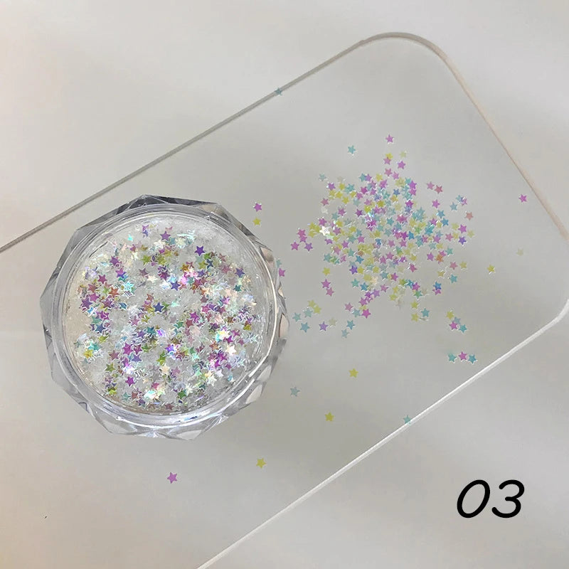 10g Gradient Pearl Nail Powder – Metallic Aurora Effect Glitter Dust for UV Gel Nail Art Decorations