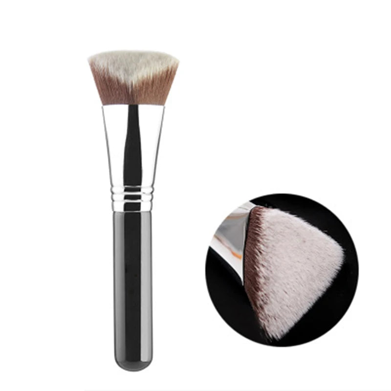 Luxury Pro Kabuki Foundation Brush – Premium Vegan, Multi-Shape