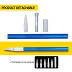 1 Set Dental Scalpel Blades & Handle – Sculpture Plaster Knife Trimmer for Dermaplaning, DIY Cutting & Dentist Tools