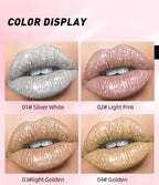 Diamond Liquid Lipstick – 6 Colors, Long-Lasting Waterproof Gloss