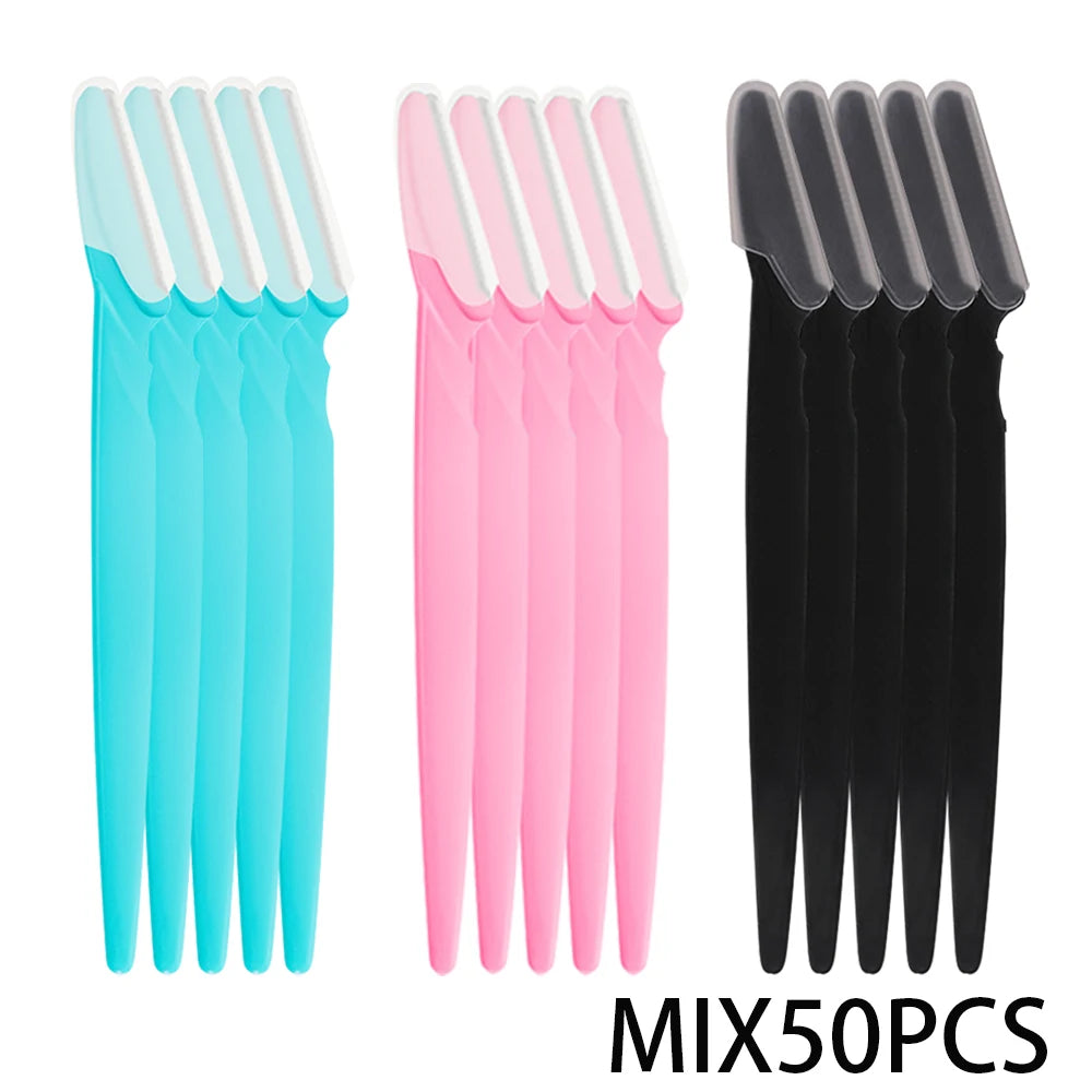 Eyebrow Razor Set – Multipurpose Face Razors for Women & Men, Dermaplaning Tool with Easy-to-Use Shaver Blades