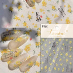 Sunflower & Autumn Harvest Nail Art Stickers