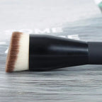 Flat Top Foundation Makeup Brush – Flat Angled Synthetic Hair Brush for Liquid, Cream, Bronzer & Contour Application